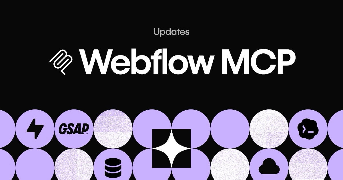 Webflow MCP updates